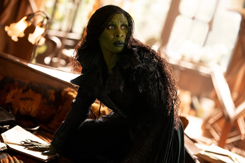 Cynthia Erivo as Elphaba.