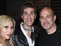 (L-R) Etty Lau Farrell and husband Perry Farrell
