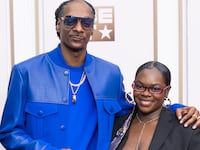 LOS ANGELES, CALIFORNIA - JUNE 9: (L-R) Jonathan Daviss, Snoop Dogg and Cori Broadus attend 2025 BET Awards at Peacock Theater on June 9, 2025 in Los Angeles, California. (Photo by Prince Williams/FilmMagic)