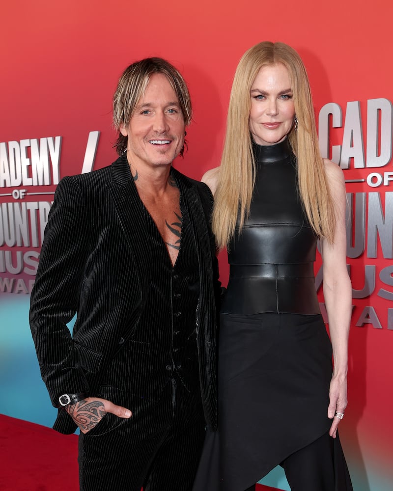 Keith Urban, Nicole Kidman at the 60th Academy Of Country Music Awards held at the Ford Center at The Star on May 08, 2025 in Frisco, Texas.