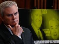 Rep. James Comer (R-KY) attends a news conference.