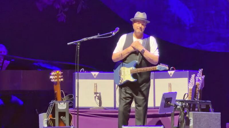 Chrispher Cross, 75, apologized to his audience during a concert in Toronto on Sunday.