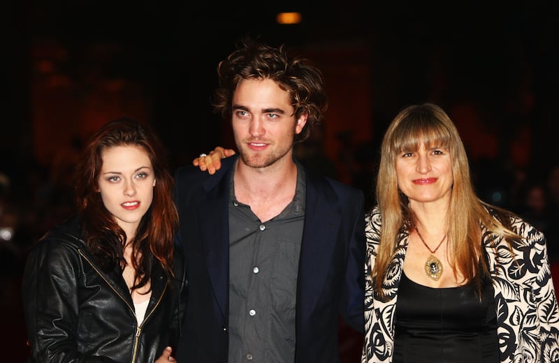 Actress Kristen Stewart , actor Robert Pattinson, director Catherine Hardwicke