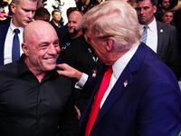 Donald Trump and Joe Rogan.