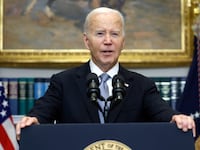 President Joe Biden delivers remarks on the assassination attempt on Donald Trump at the White House.