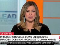 CNN anchor Pamela Brown recalls meeting Aaron Rodgers nearly a decade ago.