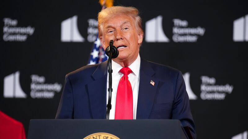 President Donald Trump announced the Kennedy Center Honorees while speaking at an event at the Kennedy Center on August 13, 2025 in Washington, DC.