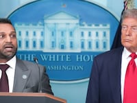 Kash Patel and Donald Trump