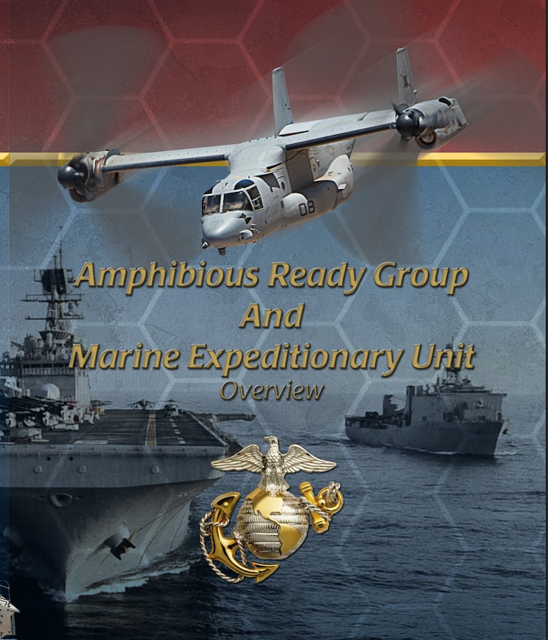 The Pentagon guide on the ARG and Marine Expeditionary Force.
