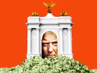 Donald Trump, triumphal arch