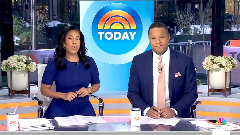 Sheinelle Jones and Craig Melvin on the TODAY show.