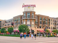 General views of the Americana at Brand shopping mall on October 22, 2020 in Glendale, California.