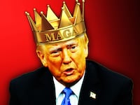 Donald Trump, MAGA king illustration