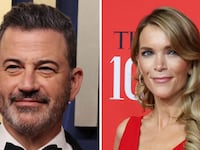 Jimmy Kimmel and Megyn Kelly
