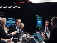 A photo including a still from the film War Games