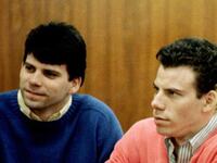 Erik (right) and Lyle Menendez (left) during a court appearance in Los Angeles.
