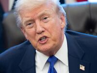 President Donald Trump on Monday insisted he was not "ripping down" the Kennedy Center with the two-year $200 million construction project but suggested it would be stripped to the steel beams and rebuilt.
