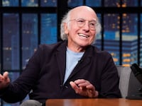 Larry David on “Late Night With Seth Meyers”