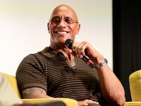 TORONTO, ONTARIO - SEPTEMBER 08: Dwayne Johnson speaks onstage at 'In Conversation With... Dwayne Johnson' during the 2025 Toronto International Film Festival at Royal Alexandra Theatre on September 08, 2025 in Toronto, Ontario.