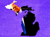 Donald Trump, Michigan photo illustration
