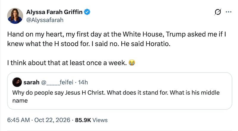 ALYSSA FARAH GRIFFIN