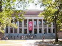 Harvard Widener Library.