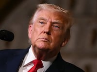 US President Donald Trump takes questions from journalists after announcing the US Navy's new Golden Fleet initiative, unveiling a new class of warships, at Mar-a-Lago in Palm Beach, Florida, on December 22, 2025. President Donald Trump on December 22 announced a new class of heavily armed warships that will be named after himself -- an honor usually reserved for US leaders who have left office.
Two of the Trump-class ships will be built initially but that number could grow substantially in the future, according to the president, who said they will be "some of the most lethal surface warfare ships" and "the largest battleship in the history of our country."
Trump made the announcement at his Mar-a-Lago residence in Florida alongside Pentagon chief Pete Hegseth, Secretary of State Marco Rubio and Navy Secretary John Phelan, with images of the planned high-tech vessels on stands nearby. (Photo by ANDREW CABALLERO-REYNOLDS / AFP via Getty Images)