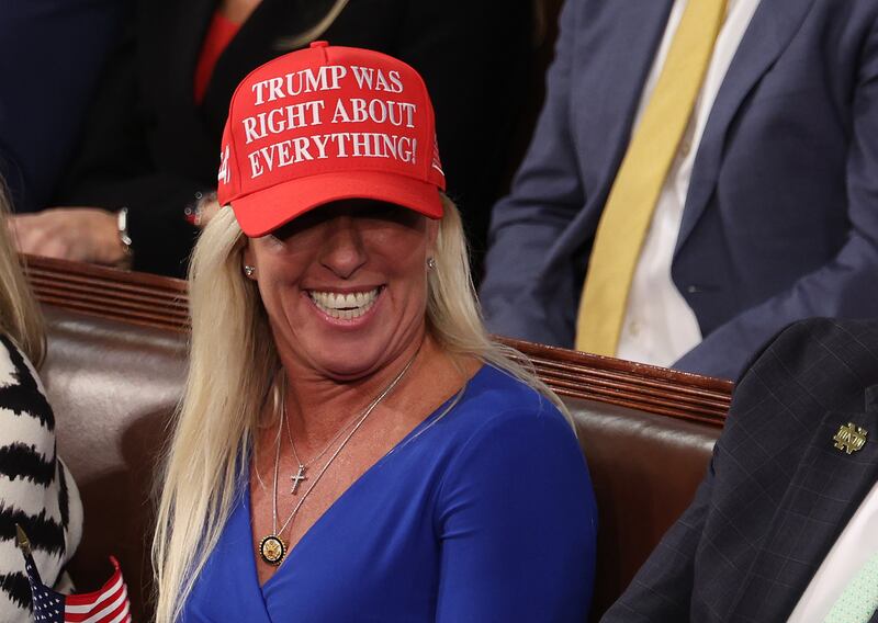 Marjorie Taylor Greene has expressed "America First" views and condemned Israel's attacks on Gaza.