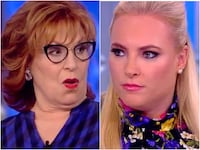 Joy Behar and Meghan McCain.