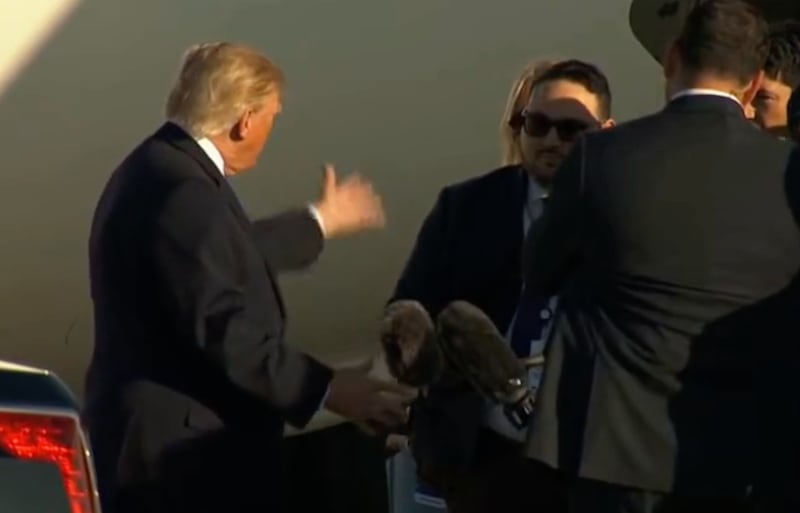 Kimmel spared no quarter following Trump's attack on the reporter.