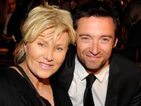 Deborah Lee Furness and Hugh Jackman