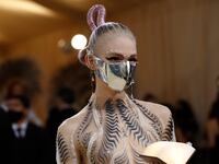 Grimes at the 2021 Met Gala.