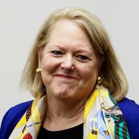 Ginni Thomas appears during a break from her deposition with the House Select Committee to Investigate the January 6th Attack on the U.S. Capitol.