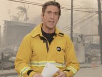 ABC anchor David Muir was mocked on social media for using wooden clothespins to style his flame-retardant jacket while reporting from the scene of the devastating Los Angeles-area wildfires.