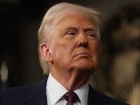 US President Donald Trump speaks during an address to a joint session of Congress at the US Capitol in Washington, DC, on March 4, 2025. (Photo by Win McNamee / POOL / AFP) (Photo by WIN MCNAMEE/POOL/AFP via Getty Images)