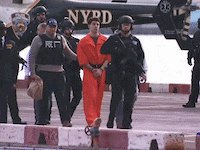 Luigi Mangione is escorted by the NYPD and FBI to court after landing in NYC.