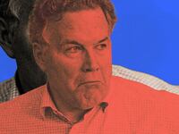 A photo illustration of Dave McCormick