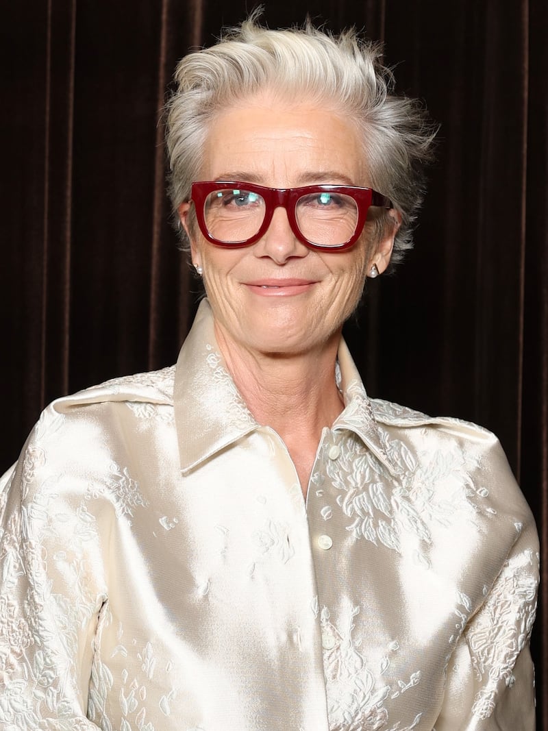 LONDON, ENGLAND - OCTOBER 09: Dame Emma Thompson attends the 2026 Albies, hosted by The Clooney Foundation for Justice at the Natural History Museum on October 09, 2026 in London, England. (Photo by Shane Anthony Sinclair/Getty Images for The Clooney Foundation for Justice)