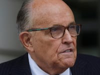 A picture of Former New York City Mayor Rudy Giuliani, who has been accused of sexual harassment and rape by Noelle Dunphy in a $10 million lawsuit. New transcripts reveal conversations in which Giuliani made lewd comments toward Dunphy.