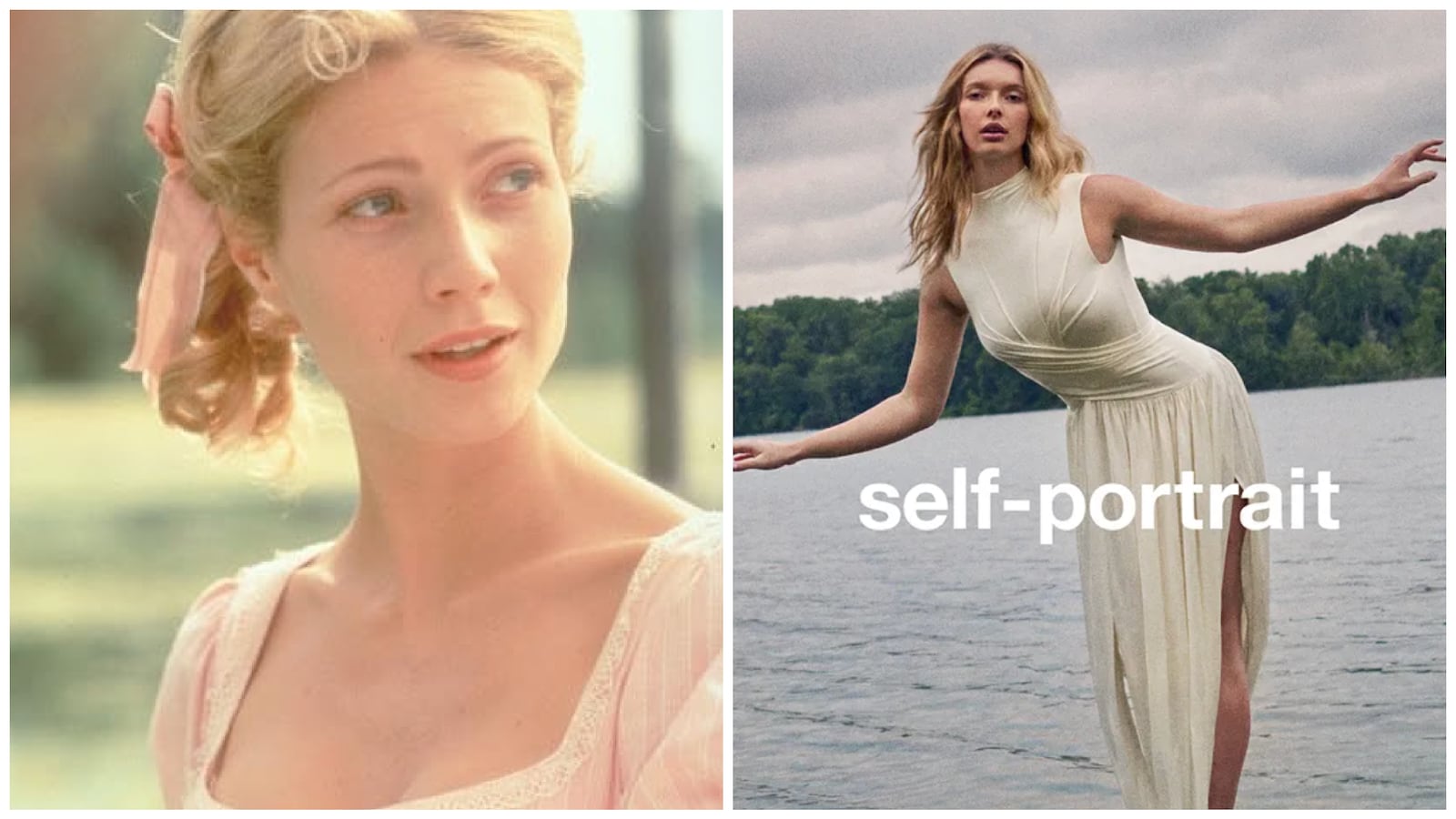 Gwyneth Paltrow in Emma; Apple Martin for Self-Portrait