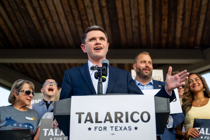 Talarico's interview was set to air on the eve of the first day of primary voting in Texas' senate race.