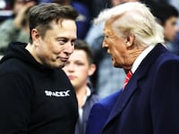President Donald Trump and Elon Musk