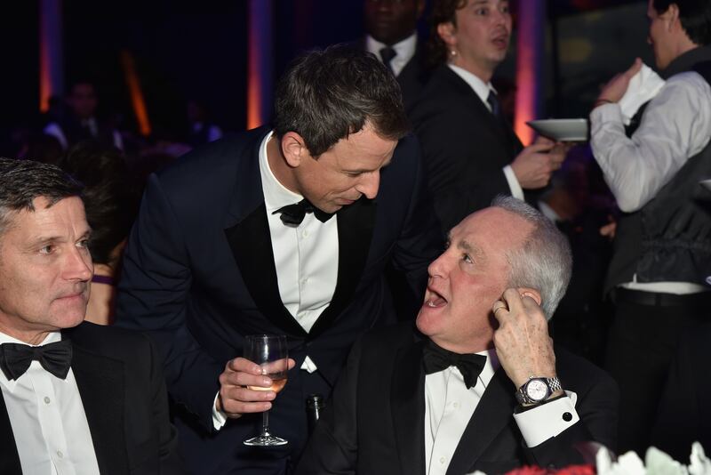 Seth Meyers and Lorne Michaels