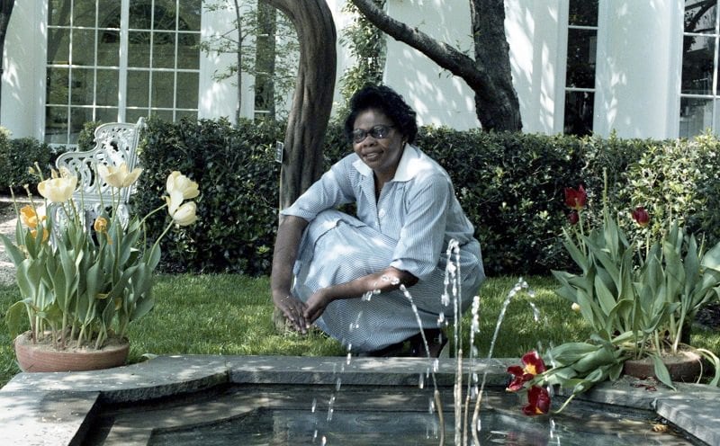 Mary Prince in the Rose Garden