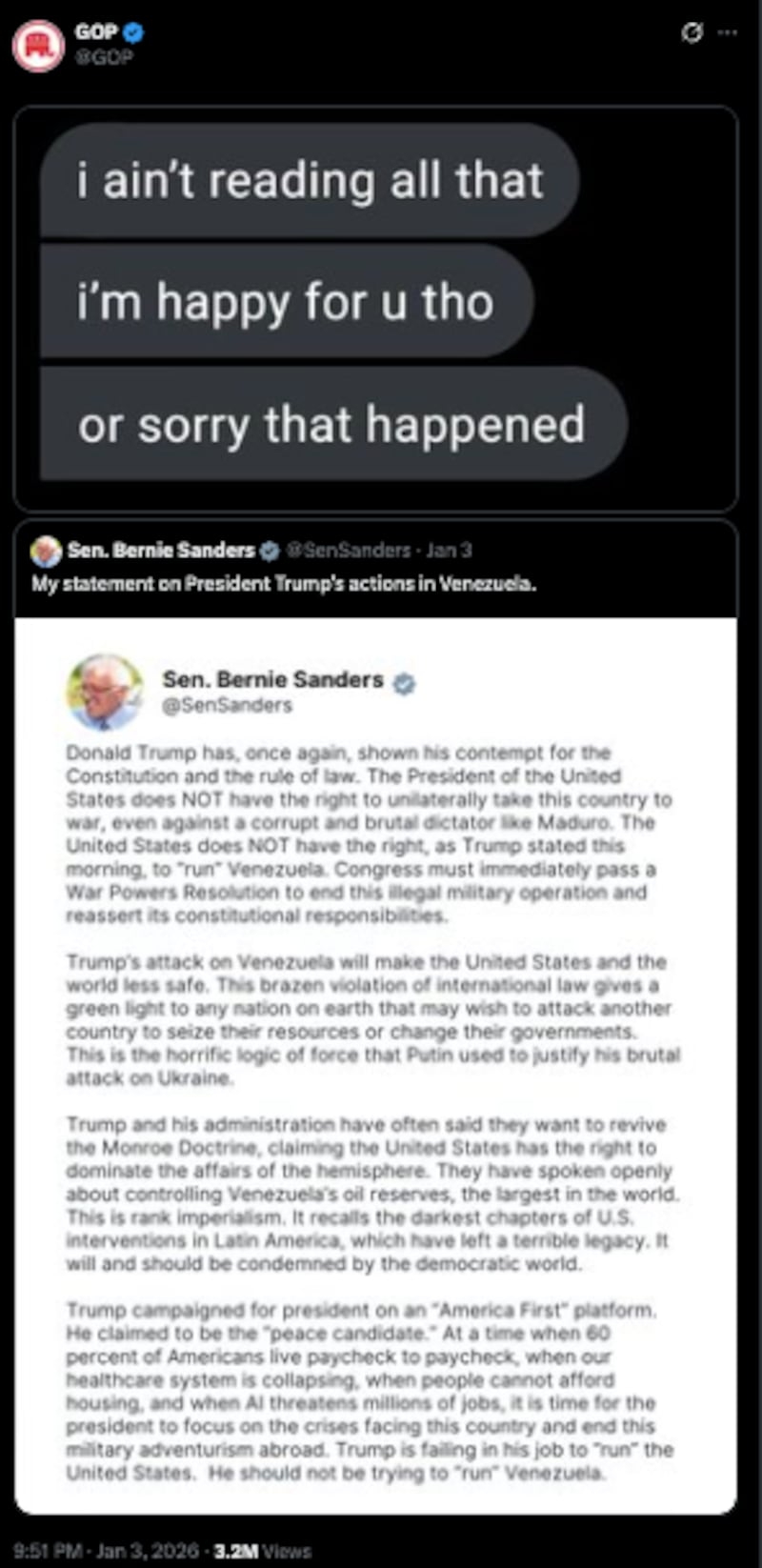 GOP on X