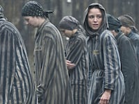 A photo including Anna Próchniak in The Tattooist of Auschwitz