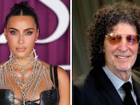 Kim Kardashian and Howard Stern.