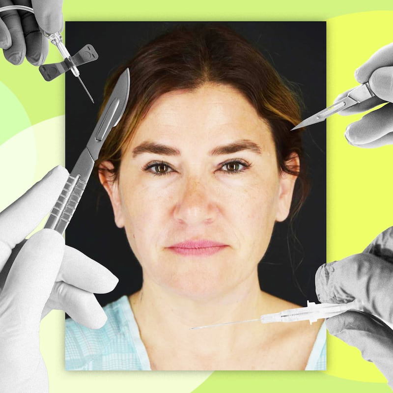 A photo illustration of Sarmela Sunder for Looker.