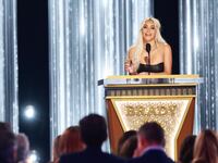 Kim Kardashian during G.R.O.A.T The Greatest Roast Of All Time: Tom Brady for the Netflix is a Joke Festival