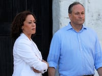 Kamala Harris and Doug Emhoff